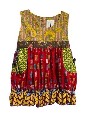 Matilda Jane Paint By Numbers Jester Bubble Top Size 6